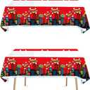 3 x Superhero Tablecloth, Disposable Rectangle Party Cover for Kids Birthday
