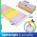 Antsy Pants Tumbling Mat for Kids Gymnastics Mat, Easy to Clean, Sturdy, Foldable Tumbling Mats, Padded, Lightweight, Portable, Gymnastics Equipment for Active Play