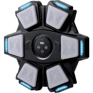 Music Boxing Machine,Bluetooth Punching Machine with Gloves,9 Modes & 9 Speeds, Noise-Reducing ABS Target, Smart Punch Counter, Voice Coach,Home Boxing Trainer for Adult Teen Kid