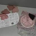 Rotating Makeup Organizer, DIY 8 Adjustable Layers 360 Spinning Skincare Organizers, Makeup Storage Carousel Tower with Brush Holder & Perfume Trays, Cosmetic Display Case for Vanity Bathroom (Clear Pink)