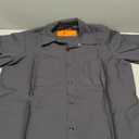 Red Kap Mens Short Sleeve Wrinkle-Resistant Cotton Work Shirt M