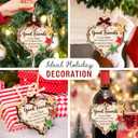 2 x Friends Christmas Ornaments 2025 - Friendship Ornament, Friendship Gifts for Women, Men - Wooden Good Friends are Like Stars Ornament for Bestie, Soulmate, Sister, Coworkers, Neighbors