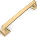 Amerdeco 10 Pack Champagne Bronze Cabinet Pulls - 5 Inch(128mm) Hole Center Cabinet Hardware for Bathroom & Dresser