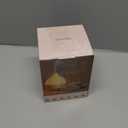 SALKING Essential Oil Diffuser, 100ml Small Aromatherapy Diffuser with Auto Shut-Off Function, Ultrasonic Diffusers for Essential Oils, Cool Mist Humidifier with Warm White Lights, for Office Home (White + Wooden Grain)