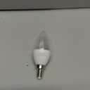 6 Pack LED Black Light Bulb, 6W E12 Candle Blacklight Bulb Level 385-400nm, Body Paint, Glow in The Dark Party E12 LED Light Bulb Neon Glow Fluorescent Poster Candelabra Bulbs