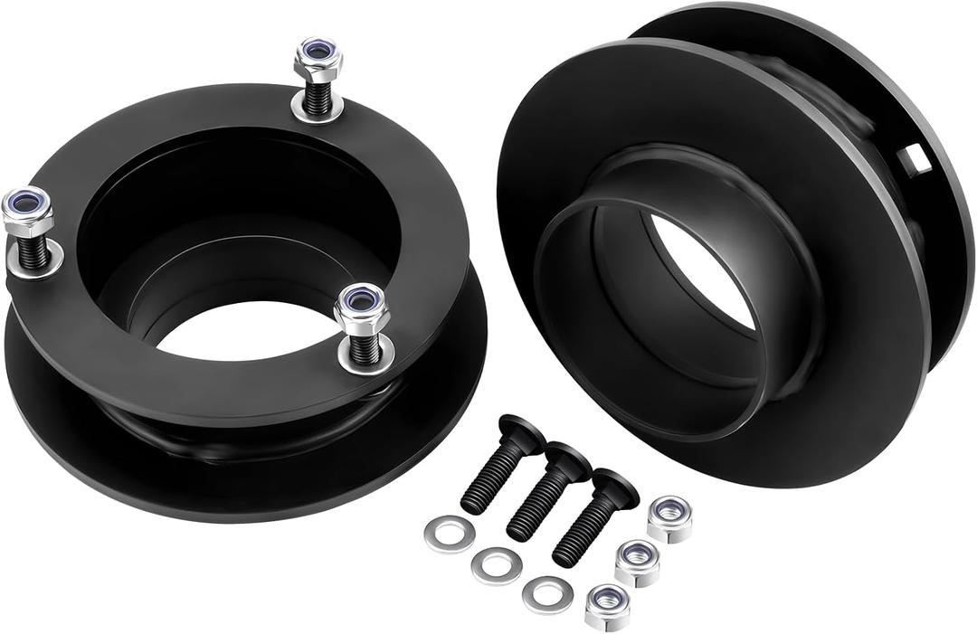 2" Front Leveling Kits, Compatible with 1994-2001 Dodge Ram 1500 4WD 1994-2013 Ram 2500 4WD 1994-2012 Ram 3500 4WD, 2 inch Steel Struct Spacers Suspension Lift Kit
