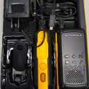 Motorola T470 Talkabout Two Way Radios, Long Range Emergency Rechargeable Waterproof Walkie Talkies 22 Channel, 35 Mile outdoor Black Yellow, 2 Pack