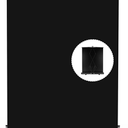 RAUBAY 5′ x 6.9′ Collapsible Black Screen