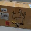 Collapsible Wagon Cart with Wheels Foldable - Folding Utility Heavy Duty Wagons Carts for Grocery Sports Garden Shopping Camping Wheelbarrows (Black, 120L)