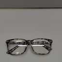 TIJN Blue Light Blocking Glasses for Women Men Clear Frame Square Nerd Eyeglasses Anti Blue Ray Computer Screen Glasses ((01)-leopard)