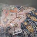 Noahas Beige 6x9 Area Rugs for Living Room, Vintage Machine Washable Rug,Low Pile Print Large Rug with Rubber Backing Non-Slip Carpet for Bedroom,Kitchen,Dining Room,Home Office,Home Decor