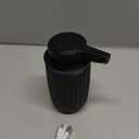 Automatic Soap Dispenser Liquid Touchless: 9oz Plastic Black - Rechargeable Electric Smart 3-Level Adjustable Modern Auto Soap Dispenser - Bathroom Kitchen Hand Dish Lotion