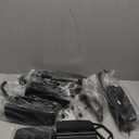 monTEK Swivel Bike Wall Mount, Bike Hangers for Garage, Space-Saving Vertical Bike Rack, Sturdy Bike Storage Rack Holds Up to 66lbs, Easy to Install, 4 Pack