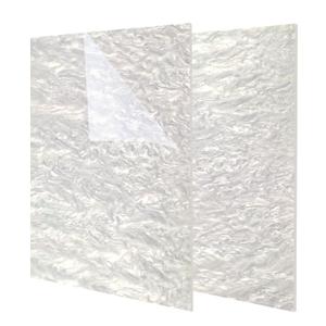 2 Pack12x8 Inch Pearl Cast Acrylic Sheets for CO2 Laser Cutting and Engraving Patterned Acrylic Plastic Sheets 1/8 Thick for DIY Crafts, Home Decor, Art Design (2, Pearl White, 12x8 Inch)