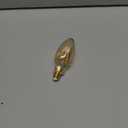 IKEA 004.082.78 Rollsbo Led Bulb E12 200 Lumen, Dimmable, Chandelier Brown Clear Glass