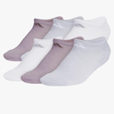 adidas Women's Athletic Cushioned 6-Pack No Show, Socks - No Show Socks for Secure Fit, Cushioned Comfort, Low Profile