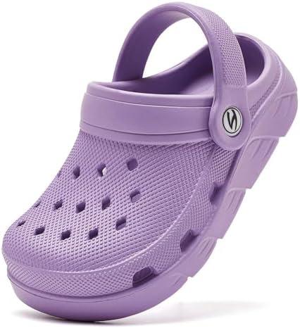 HOBIBEAR Kids Garden Clogs Toddler Sandals for Boys Girls Slipper Beach Water Shoes Slip on, Size 30