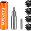 Bike Bicycle Fork Star Nut Setting Tool, MTB Star Nut Tool with 2 Spare Special Screws and 4 Star Nuts , Foundation Star Nut Setter Installation Tool Installer Install Tool (for 1-1/8" Fork Tubes)