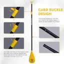 Tuxedo Sailor SUP Paddle - 3 Piece Adjustable Stand Up Paddle Board Paddle - Lightweight & Floating Paddle Board Oar - Durable and Packable, Reinforced Nylon Blades - Efficient Stroke, medium size