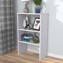 ClosetMaid SuiteSymphony Wood Shelf Unit, 2 Shelves, Adjustable, for Storage, Closet, Clothes, Shoes, Décor, TV, Books, Pure White