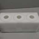 Teenyyou 3 Pcs White Frosted Glass Shade Replacements for Pendant Light Fixtures Glass Lamp Shade Cover, 1-5/8 Inch Fitter E26 Base, 4"w x 6"h, Replacement Lamp Globe for Chandelier Wall Sconce