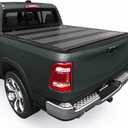 AUTOSAVER88 Low-Profile Hard Quad Fold Truck Bed Tonneau Cover Fit for Dodge Ram 1500 2009-2024 (19-24 Classic), Fit for Dodge Ram 2500 3500 2010-2026 with 6.4ft Bed Without Rambox