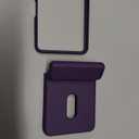 Asuwish Phone Case for Samsung Galaxy Z Flip 7 5G 2025 Cover and Cell Accessories Card Holder Slot Stand Kickstand Silicone Slim Hybrid Dual Layer Protective ZFlip7 Z7 G Flip7 7Z Women Dark Purple