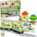 LEGO DUPLO Interactive Adventure Train 10427
Building Toys for Toddlers, Ages 2+, Train Set, Develops Fine Motor Skills, W/ Larger Bricks & Figures, 57 Pieces, Gift Idea