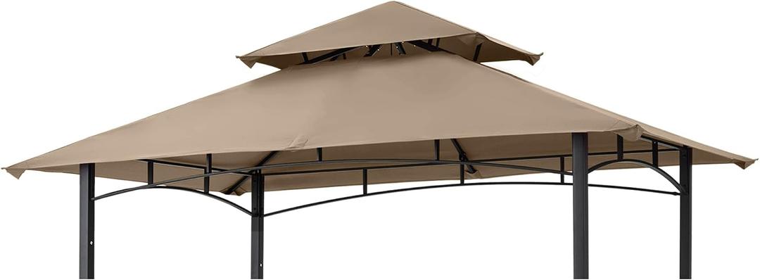 MASTERCANOPY Grill Gazebo Replacement Canopy Top for Model L-GG001PST-F (Beige)