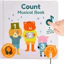Cali's Books Number Book for Toddlers 1-3 - Learn to Count 1 2 3 Musical Books for Kids, Interactive Talking Baby Sound Book, Educational Song Learning Toys, Singing and Counting Music Toy for Babies