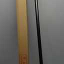 EXCLUSIVE HOME Torch 1" Curtain Rod and Coordinating Finial Set, Matte Bronze, Adjustable 36"-72"