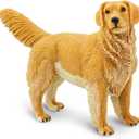 Safari Ltd. Golden Retriever Figurine - Detailed 4.5" Plastic Model Figure - Fun Educational Play Toy for Boys, Girls & Kids Ages 1+