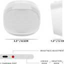 uuffoo Keyhole Light with Motion Sensor, Door Key Light PIR Infrared Wireless Auto Magnetic Linkage Detector, Indoor Wall Lamp for Kitchen Hallway Stairway (White, Three Pack)