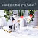 Vikko Martini Glasses Set of 6, 5.2 Ounce Cocktail Glasses with Stem, Elegant Cosmopolitan Glasses for Martinis and Cockatails, Dishwasher Safe, Durable Manhatten Glasses