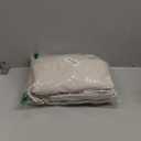 100% Blackout Curtains 45 Inches Long 2 Panels Set, Short Linen Heat Blocking Drapes 46 Inch Small Window Decor for Kitchen Bedroom Bathroom Thermal Insulated Textured Look Hook Belt