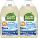 Seventh Generation Easy Dose Laundry Concentrated Liquid Detergent, Free & Clear, 23.1 Fl Oz (Pack of 6)
