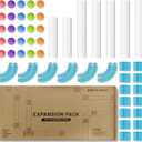 Air Tubes Toys Expansion Pack - Air-Powered STEM Building Toys - Learning Toys, STEM Toys for 3+ Year Old Boys & Girls Birthday Gifts(Blue