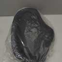 Noseless Bike Seat Cushion for Men & Women - Extra Padding & Comfort Wide Bicycle Seat, Oversized Comfortable Saddle for Peloton Bikes, Exercise Bikes, Electric Bikes, Cruiser Bikes (Black)