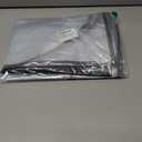 Clear Garment Bags for Open Closet 40"/ Zippered Plastic Suit Covers for Men & Women/Hanging Clothes Storage for Dress, Coat, Shirt (1Pcs 40 inch)