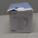 0.6L Small Electric Tea Kettle Lightweight, 20 Ounce Double Wall Hot Water Boiler Stainless Steel Auto Shut-off, 120V Portable Travel Electric Kettle Fast Boil for Tea and Coffee, Black