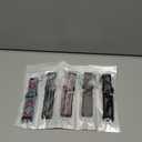 DaQin Elastic Sport Nylon Band Compatible with Fitbit Versa 2 Watch Bands Women Men, 5 Pack Adjustable Stretchy Solo Loop Wristband for Versa/Versa Lite/SE/Fitbit Versa 2 Bands Women of Smartwatch (Boho/GreenArrow/Color/StormGray/Black)