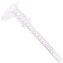 DIY Tool Woodworking Metalworking Plumbing Model Making 150mm 0.5 Vernier Caliper Measure Tool Vernier Calipers, White