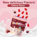 JUYIHEAL Colostrum Gummies, 1000 mg Grass Fed Colostrum Chews Colostrum Supplement for Gut Health, Hair Growth, Beauty, and Immune Support, Cherry Flavor 60 Servings, EXP: 01/18/2027