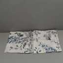 Leaf Branch Throw Pillow Covers - Vintage Blue and Grey Floral Leaves Pillow Cases 18x18 Inch Modern Decorative Pillowcases Farmhouse Flower Ink Painting Cushion Covers Set of 2