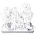 Baby Bottle Drying Rack with Tray, Termichy High Capacity Bottle Dryer Holder for Bottles, Teats, Cups, Pump Parts and Accessories, Gray (Countertop Style)