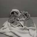 IFNOW Sherpa Wearable Blanket with Sleeves for Women Men Adults, Christmas Birthday Gifts for Women Mom Wife, Cozy Wearable Blanket with Arm and Pocket, Warm Full Body TV Wrap Throw Blanket, Grey