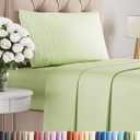 Twin XL Size 3 Piece Sheet Set - Comfy Breathable & Cooling Bed Sheets Set - Hotel Luxury Bedding for Women, Men, Kids, Teens, Boys & Girls - Deep Pockets & Wrinkle Free - Oeko-Tex - Light Sage Green