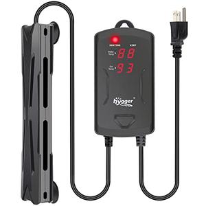 hygger 40-75 Gallon Aquarium Heater with LED Display Controller, Quartz Submersible Fish Tank Heater 300W for Saltwater Freshwater