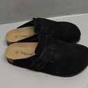 Asgard Genuine Suede Clogs for Women Men Leather Mules Arch Support Potato Shoes with Comfort Cork Footbed size 39