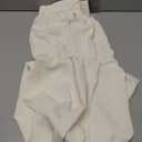 FUNYYZO Wide Leg Pants Women's High Elastic Waisted in The Back Business Work Trousers Long Straight Suit Pants (Beige), Size: Small Short